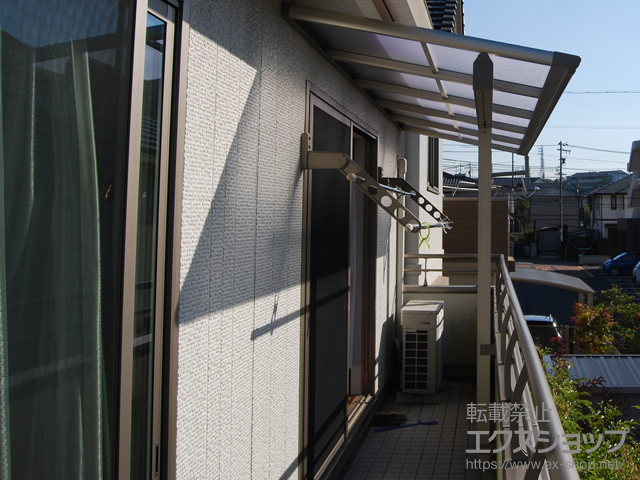 愛知県みよし市ののバルコニー・ベランダ屋根 ヴェクターテラス F型 屋根タイプ 単体 積雪〜20cm対応 施工例