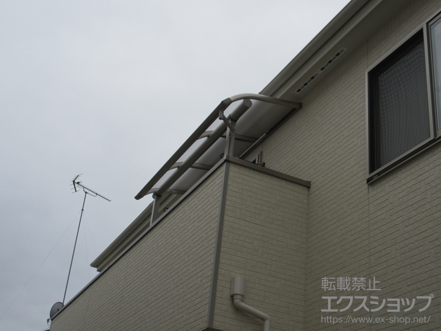栃木県真岡市ののバルコニー・ベランダ屋根 プレシオステラス R型 屋根タイプ 単体 積雪〜20cm対応 施工例