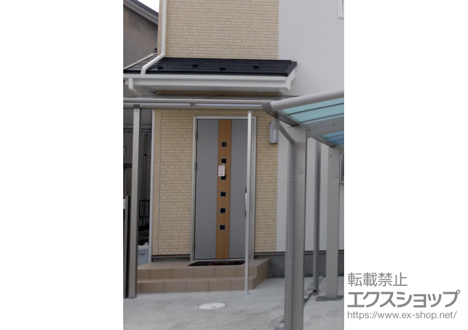 埼玉県幸手市ののテラス屋根 ヴェクターテラス F型 テラスタイプ 単体 積雪〜20cm対応 施工例