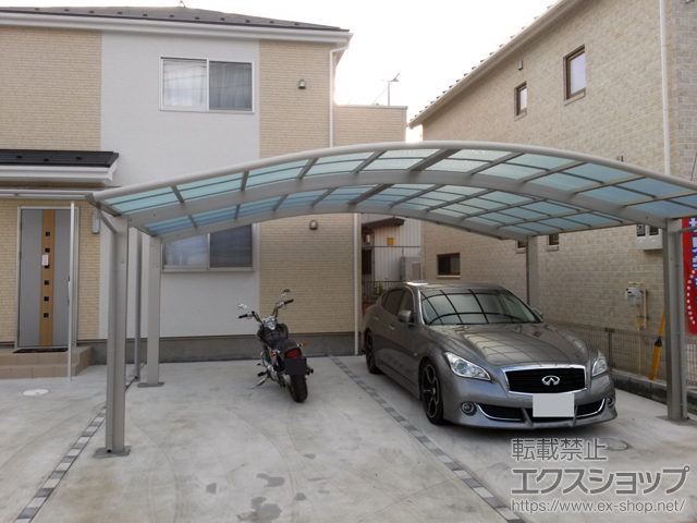 埼玉県幸手市ののカーポート レイナツインポートグラン 積雪〜20cm対応 施工例