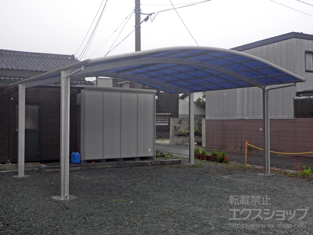 福岡県三潴郡大木町ののカーポート レイナツインポートグラン　積雪〜20cm対応 施工例