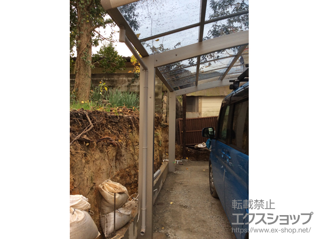福岡県福岡市ののカーポート プレシオスポート 積雪〜20cm対応 施工例