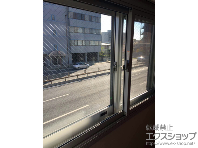 神奈川県厚木市のの二重窓（内窓） インプラス ダストバリア仕様 引違い窓 2枚建 施工例