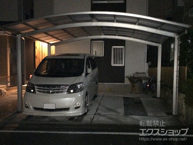 福岡県筑紫野市ののカーポート レイナツインポートグラン　積雪〜20cm対応 施工例