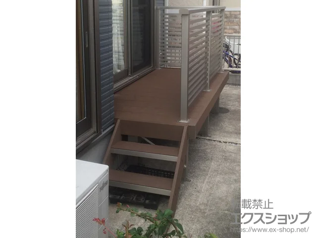 ��ʌ��������܎s��YKKAP�̃E�b�h�f�b�L ���E�b�h�f�b�L 200�{���E�b�h�X�e�b�v 5�^ H�^�C�v(2�i)�{�V���v�����_���f�b�L�t�F���X7�^�����ډB�����i�q�^�C�v�� �{�H��