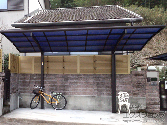 高知県高知市ののカーポート レイナポートグラン　積雪〜20cm対応 施工例