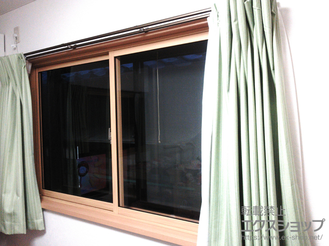 三重県津市のの二重窓（内窓） インプラス ダストバリア仕様 引違い窓 2枚建 施工例
