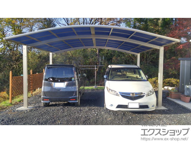 岐阜県瑞浪市ののカーポート レイナツインポートグラン　積雪〜20cm対応 施工例