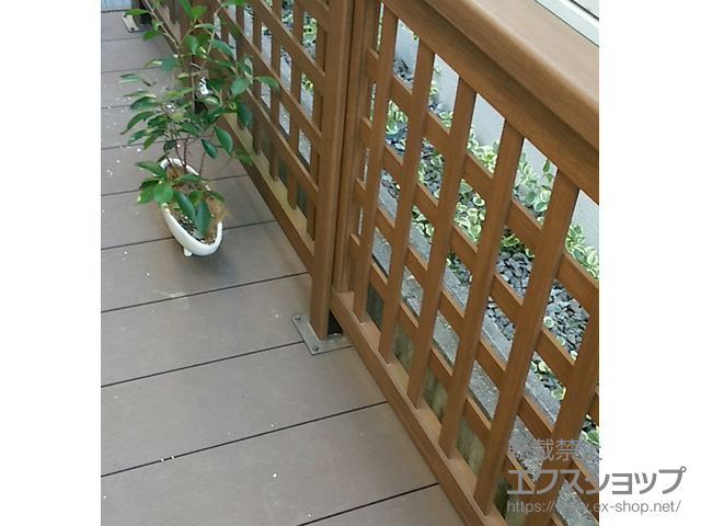 大阪府堺市ののウッドデッキ マージウッドデッキ 施工例