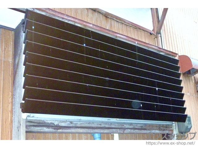 新潟県新潟市のの面格子・窓格子 ウインバイザー アルミタイプ 施工例