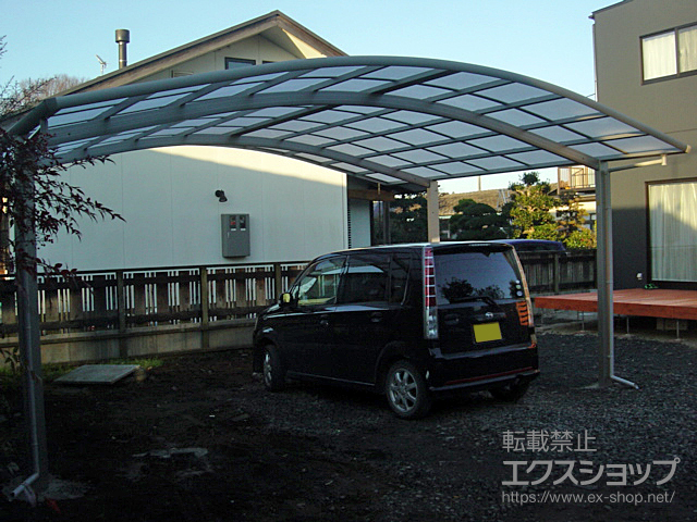 茨城県常陸大宮市ののカーポート レイナツインポートグラン　積雪〜20cm対応 施工例