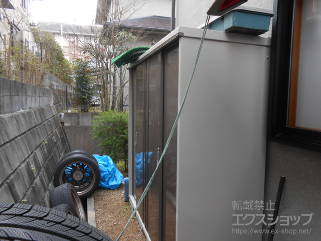 兵庫県川西市のの物置・屋外倉庫 グランプレステージジャスト一般型（M-227HF WB） 施工例