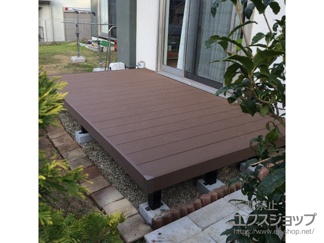 兵庫県神戸市ののウッドデッキ マージウッドデッキ 施工例