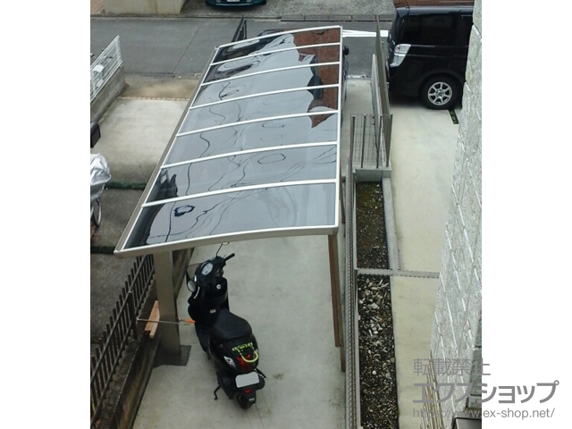 東京都府中市ののサイクルポート・駐輪場 レイナポートグランミニ 積雪〜20cm対応 施工例