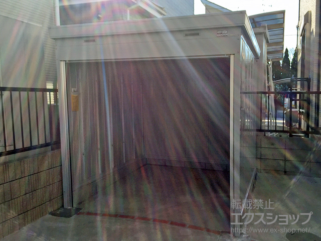 千葉県千葉市のの倉庫・ガレージ バイク保管庫 土間タイプ 一般型（FXN-2226S） 施工例