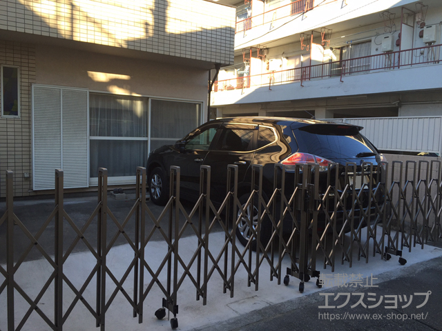 東京都大田区ののカーゲート トリップゲート RB型 ノンレール 両開き 60W（30S+30M） 施工例