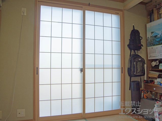 静岡県田方郡函南町のの二重窓（内窓） プラマードU 引き違い窓 2枚建 施工例