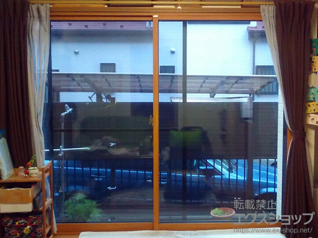 埼玉県草加市のの二重窓（内窓） インプラス ダストバリア仕様 引違い窓 2枚建 施工例