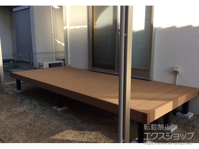 愛知県豊川市ののウッドデッキ マージウッドデッキ 施工例