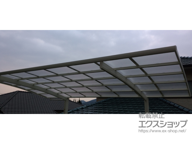 佐賀県嬉野市ののカーポート レイナポートグラン 積雪〜20cm対応 施工例