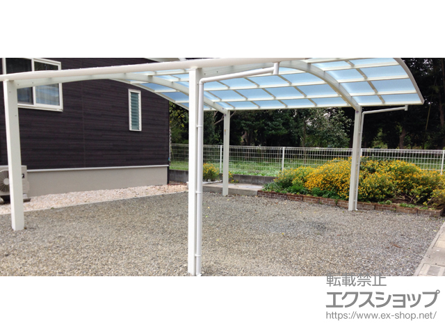 鹿児島県鹿屋市ののカーポート レイナツインポートグラン　積雪〜20cm対応 施工例