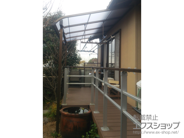 愛知県春日井市ののテラス屋根 スピーネ R型 テラスタイプ 単体 積雪〜20cm対応 施工例