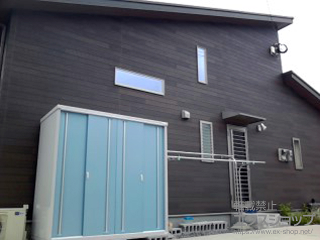 大分県大分市のの物置・屋外倉庫 シンプリー 一般型（MJX-199E-P-AB） 施工例