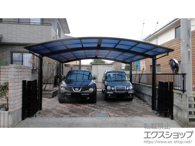 群馬県桐生市ののカーポート レイナツインポートグラン　積雪〜20cm対応 施工例