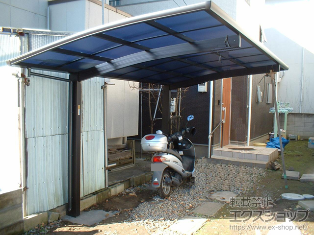 東京都葛飾区ののカーポート プレシオスポート 積雪〜20cm対応 施工例