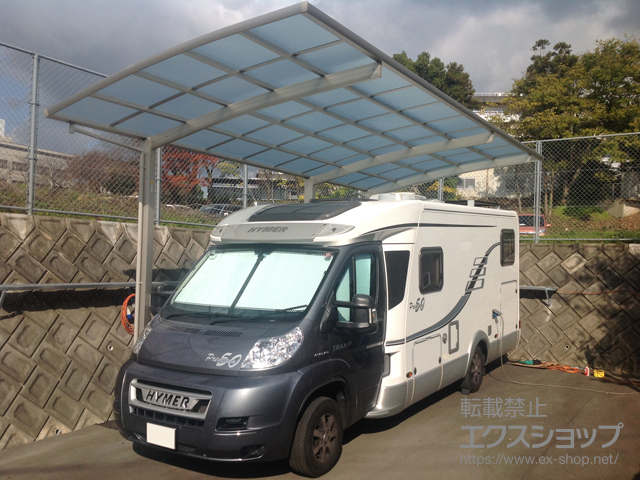 福岡県久留米市ののカーポート レイナポートグラン 延長 積雪〜20cm対応 施工例