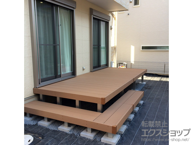 埼玉県入間市ののウッドデッキ リウッドデッキ 200 施工例