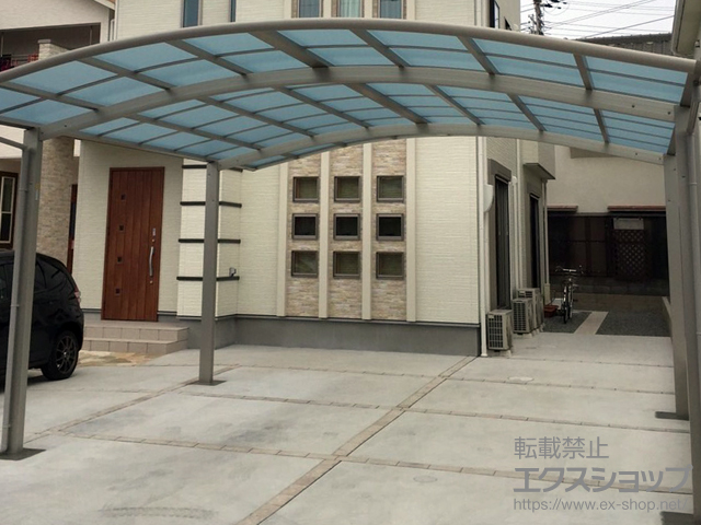 兵庫県高砂市ののカーポート レイナツインポートグラン 積雪〜20cm対応 施工例