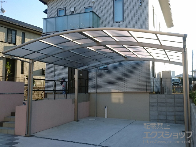 大阪府富田林市ののカーポート レイナツインポートグラン　積雪〜20cm対応 施工例
