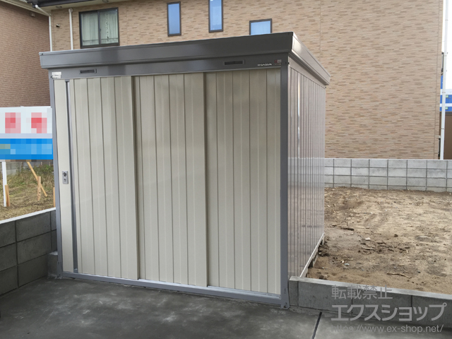 秋田県秋田市のの物置・屋外倉庫 ネクスタ 一般型（NXN-48S-FW） 施工例