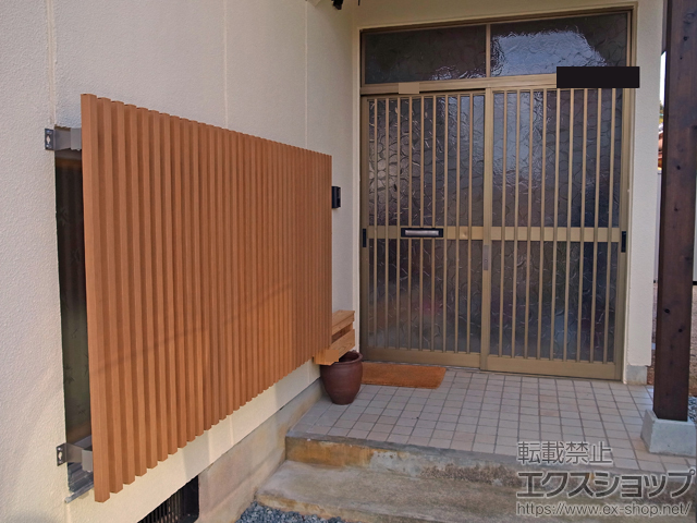 山口県山口市のの面格子・窓格子 シンプルモダン スクリーンII 持ち出しブラケットタイプ 施工例