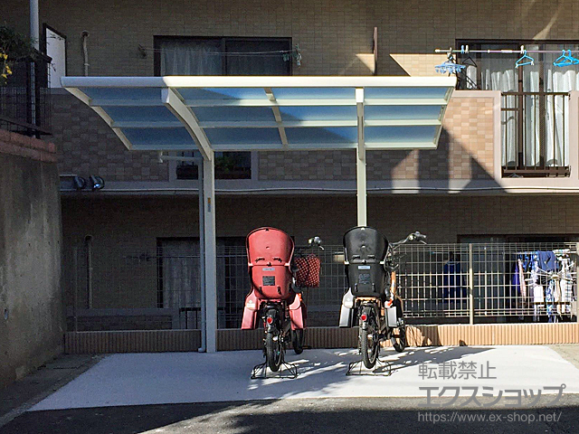 神奈川県横浜市ののサイクルポート・駐輪場 レイナポートグランミニ 積雪〜20cm対応 施工例