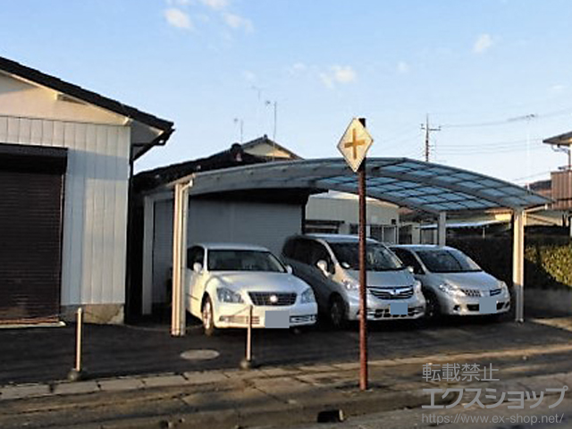 茨城県石岡市ののカーポート レイナトリプルポートグラン　積雪〜20cm対応 施工例