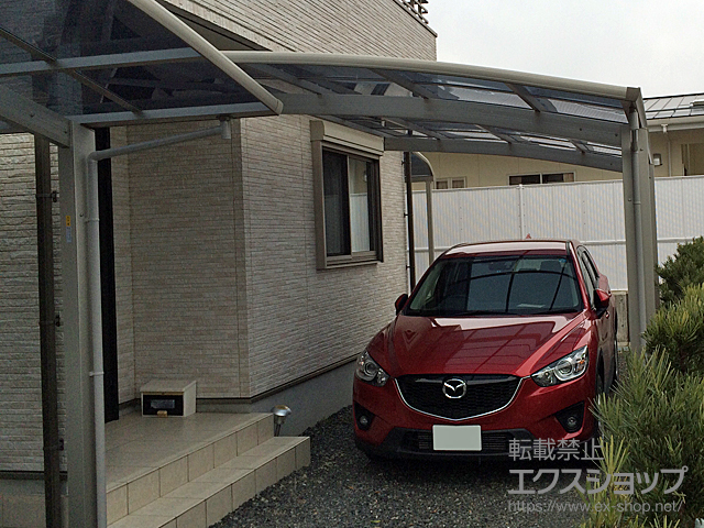 山口県山口市ののカーポート プレシオスポート 積雪〜20cm対応 施工例