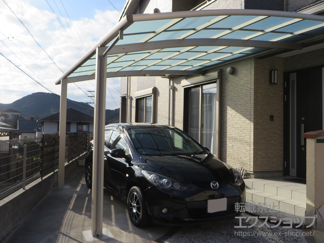 福岡県遠賀郡岡垣町ののカーポート レイナベーカポートグラン　積雪〜20cm対応 施工例