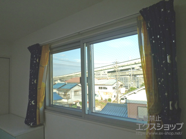 愛知県春日井市のの二重窓（内窓） インプラス ダストバリア仕様 引違い窓 2枚建 施工例