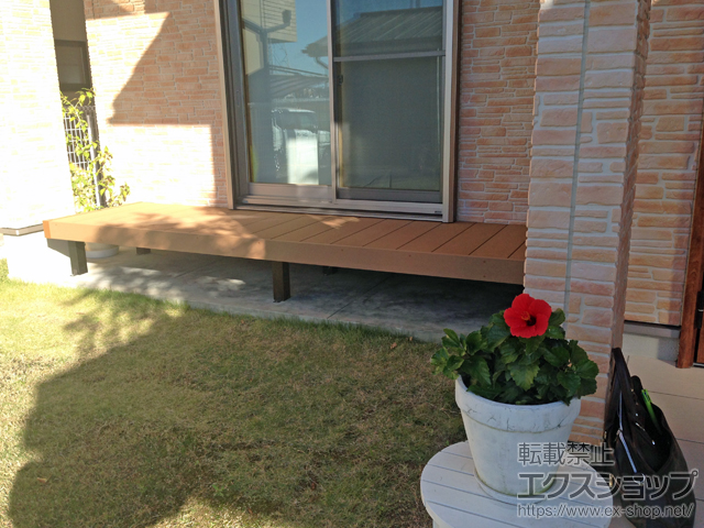 静岡県浜松市ののウッドデッキ マージウッドデッキ 施工例