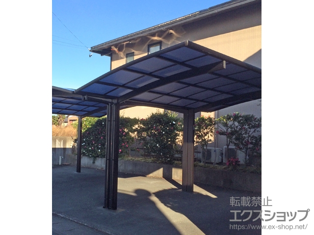 静岡県浜松市ののカーポート プレシオスポート 積雪〜20cm対応 施工例