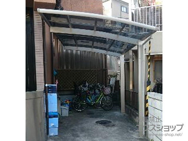 大阪府柏原市ののカーポート レイナポートグラン　積雪〜20cm対応 施工例