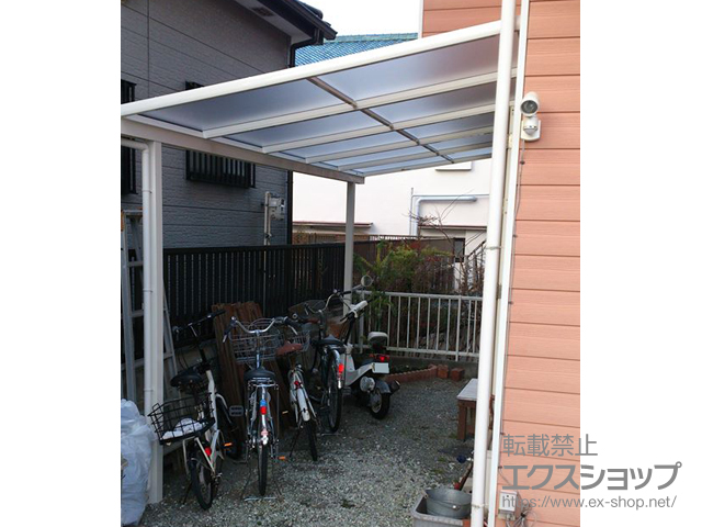 神奈川県中郡二宮町ののテラス屋根 ヴェクターテラス F型 テラスタイプ 単体 積雪〜20cm対応 施工例