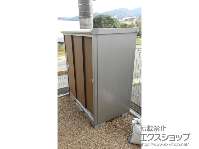 福岡県福岡市のの物置・屋外倉庫 エスモ 一般型（ESD-1307EGL-WB） 施工例