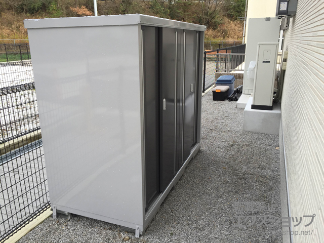 岡山県新見市のの物置・屋外倉庫 シンプリー 一般型（MJX-199DP PG） 施工例