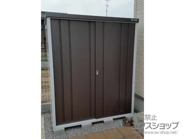 埼玉県富士見市のの物置・屋外倉庫 ファインIII 一般型(SKFIII-16L) 施工例