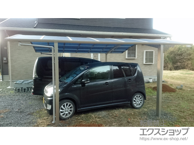 熊本県上益城郡山都町ののカーポート レイナツインポートグラン　積雪〜20cm対応 施工例