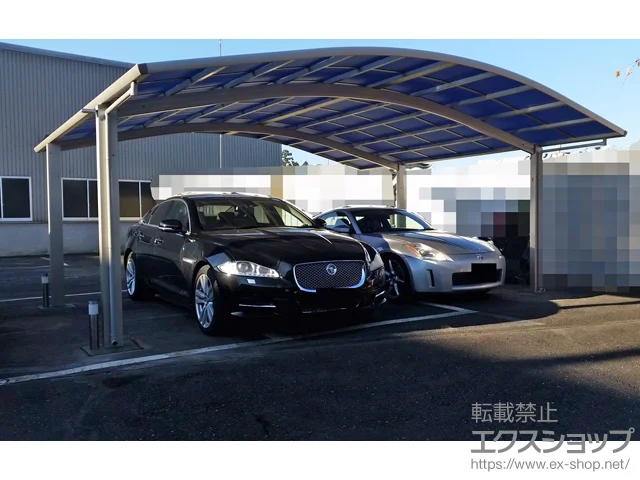 茨城県犬山市のLIXIL リクシル(トステム)のカーポート レイナツインポートグラン 積雪〜20cm対応 施工例