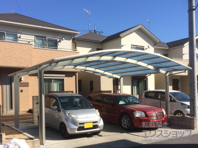 埼玉県深谷市ののカーポート レイナツインポートグラン　積雪〜20cm対応 施工例